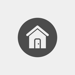 House flat vector icon. Home flat vector icon. Address flat vector icon. Location flat vector icon	
