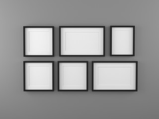 Blank picture frame template for place image or text inside.