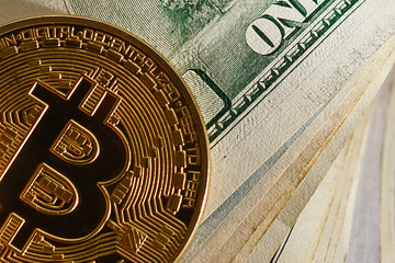 Bitcoin and dollar btc market symbol cryptocurrency rising above the united states dollar gold