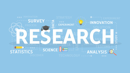 Research concept illustration.