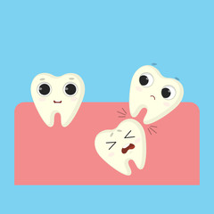 Bad tooth repairing.