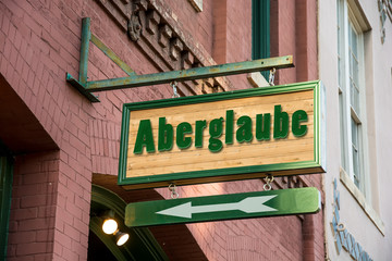 Fototapeta premium Schild 277 - Aberglaube