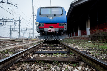 Naklejka premium electric locomotive