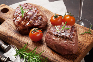 Grilled fillet steak