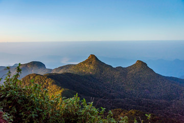 View from the Adams peak, Sri Lanka