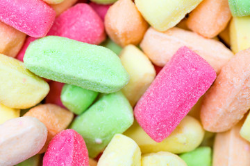 Background of colored candies