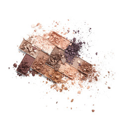 Eye shadow isolated on white background