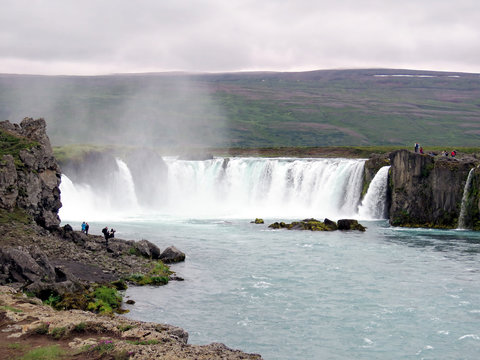 Iceland the Godafoss waterfall 2017