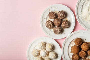 Homemade Raw Vegan Truffles or Energy Balls