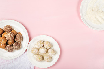 Homemade Raw Vegan Truffles or Energy Balls