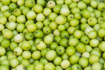 Jujubes fruit in the market. 
