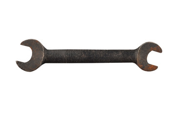 Old rusty wrench
