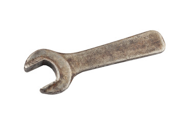 Old rusty wrench