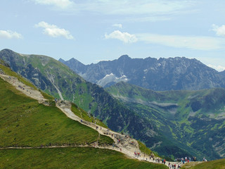 Fototapeta na wymiar Zdjęcie ze szlaku w Tatrach