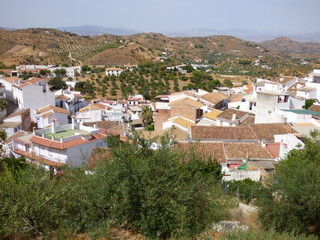 Fototapeta na wymiar Guaro, pueblo en la provincia de Málaga, Andalucía (España)