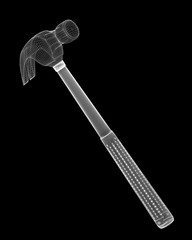 hammer in wire carcass