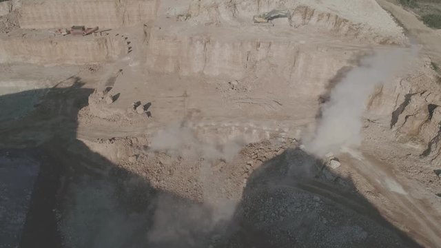 esplosione in cava 