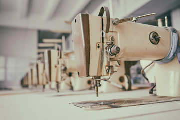 Old sewing machines