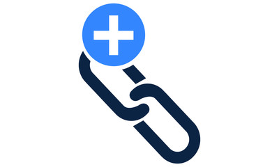 Add Link Vector Icon