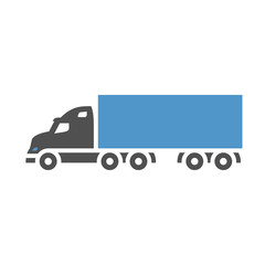 Freight transport icon