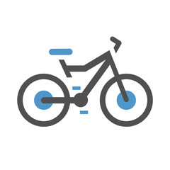 Fototapeta premium bike flat icon