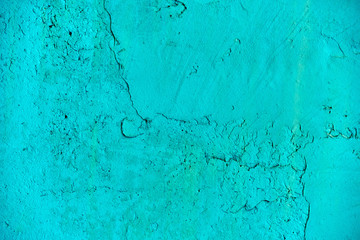 cyan stone wall