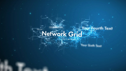 Space Network Grid Title