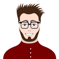 Hipster avatar image