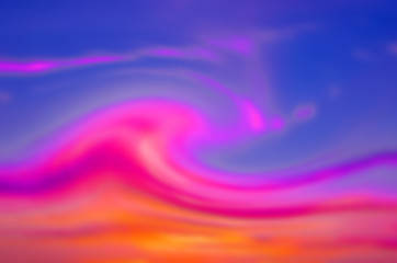 Obraz premium Abstract wave of lilac purple for background.
