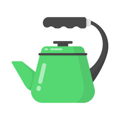 Obraz premium Icon kettle flat