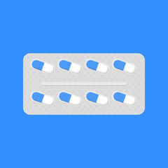 Icon medical packaging of tablets