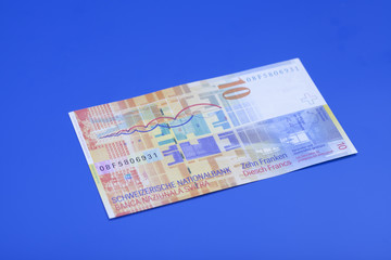 Ten Swiss Franc note