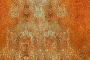 Grunge rusted metal texture, rust background. Oxidized metal background. Old metal iron panel.