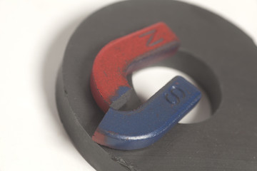 Round and horseshoe magnets