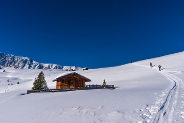 Fototapeta na wymiar Skitour am Rangger Köpfl Tirol