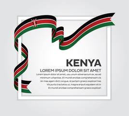 Kenya flag background