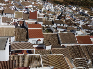 Olvera, pueblo de la provincia de Cádiz, en la comunidad autónoma de Andalucía (España)...