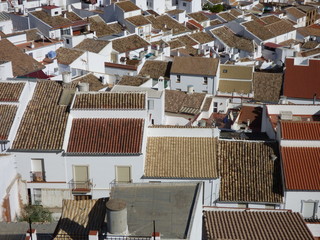 Olvera, pueblo de la provincia de Cádiz, en la comunidad autónoma de Andalucía (España)...