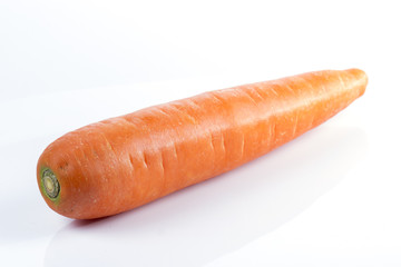 Carrot on white background