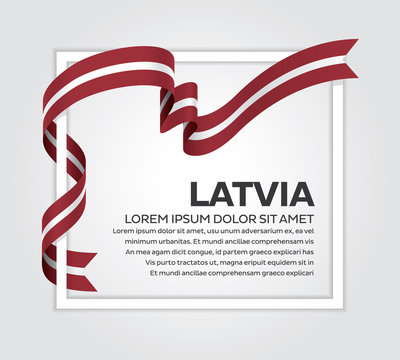 Latvia flag background