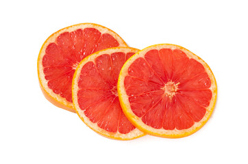 Fototapeta na wymiar slices of grapefruits