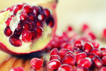 fruit fresh red pomegranate