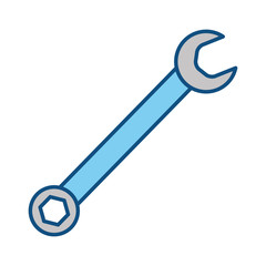 Wrench tool isolated