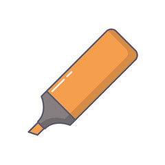 highlighter pen isolated icon