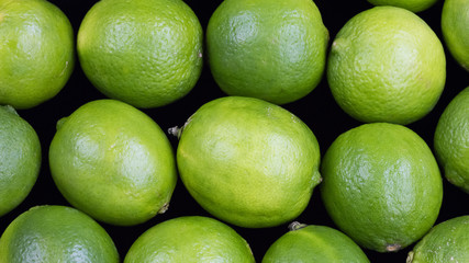 Delicious fresh green juicy Limes