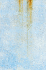 Faded Blue Steel Slab with Some Rusting for Backgrounds