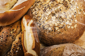 Different kinds of bread