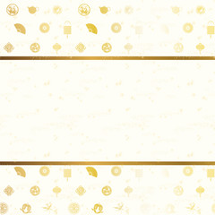 Chinese traditional element greeting card