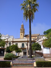 Fototapeta na wymiar Alcalá de Guadaíra, también conocido como Alcalá de los Panaderos, ​pueblo de la provincia de Sevilla, en la comunidad autónoma de Andalucía. (España)