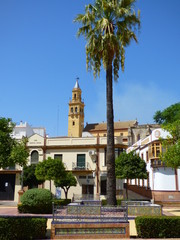Fototapeta na wymiar Alcalá de Guadaíra, también conocido como Alcalá de los Panaderos, ​pueblo de la provincia de Sevilla, en la comunidad autónoma de Andalucía. (España)